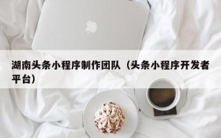 北京湖南头条小程序制作团队（头条小程序开发者平台）